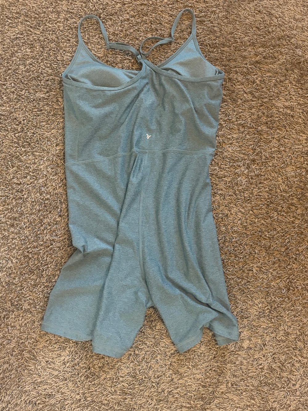 5 for $25 Old Navy Teal Racerback women’s One-Piece Romper - Picture 3 of 4